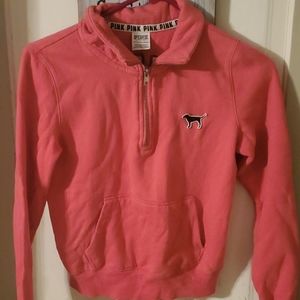 Woman's pink sweater